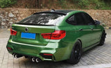 For BMW 3 Series M3 2013-2019 Dry Carbon Fiber Roof Trunk Spoiler Wing Flap 1PCS