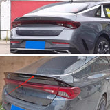 For 2021-24 2023 Kia K5 Gloss Black ABS Rear Trunk Spoiler Lip Tail Wing Trim A