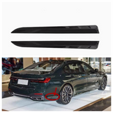 For BMW 7 Series M7 20 21 22 Gloss Black Rear Bumper Lip Chin Spoiler Splitter