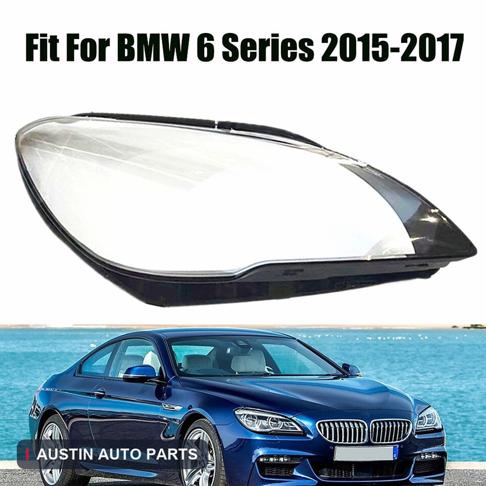 Fits BMW F06 F12 LCI 2016-2018 Headlight Headlamp Clear Lens Right Cover