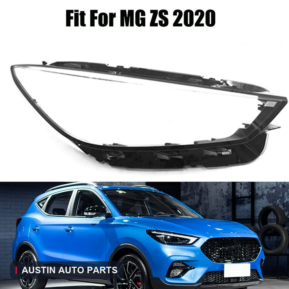 Fits MG ZS 2020 Headlight Headlamp Clear Lens Right Cover