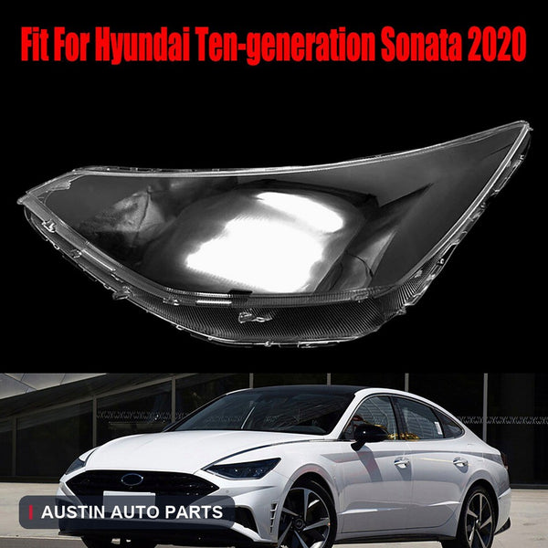 Fits Hyundai Ten-generation Sonata 2020 Headlight Headlamp Clear Lens Left Cover