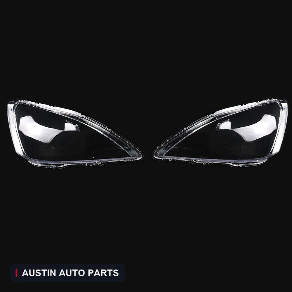 Fits Honda Accord 2003-2007 Clear 2Pcs of Car Front Headlight Cover Lens Case
