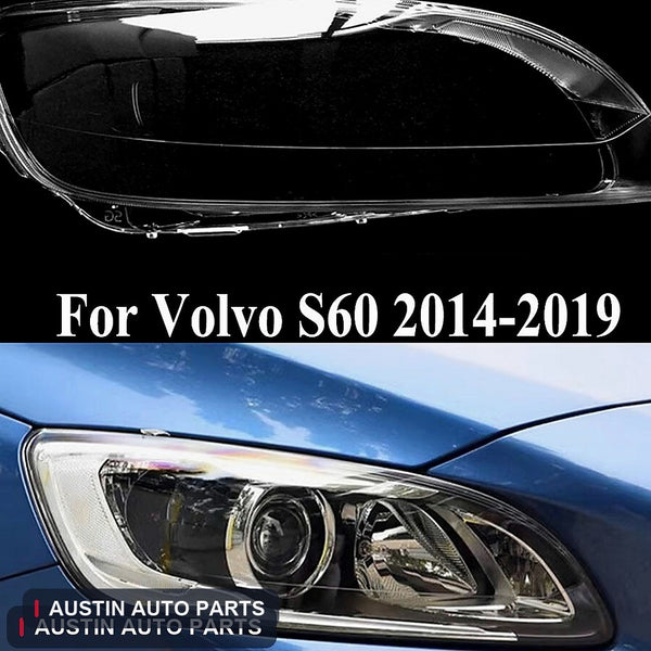 Right Side Headlamp Cover Lampshade Headlight Lens Fits Volvo S60 S60L 2014-2019