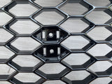 RS Style Front Bumper Grill with Chrome Black Rings for Audi A4 S4 B8 2009-2012