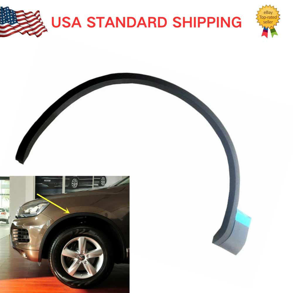 For Volkswagen VW Touareg 2011-2018 FRONT LEFT Fender Flare Wheel Arches Black