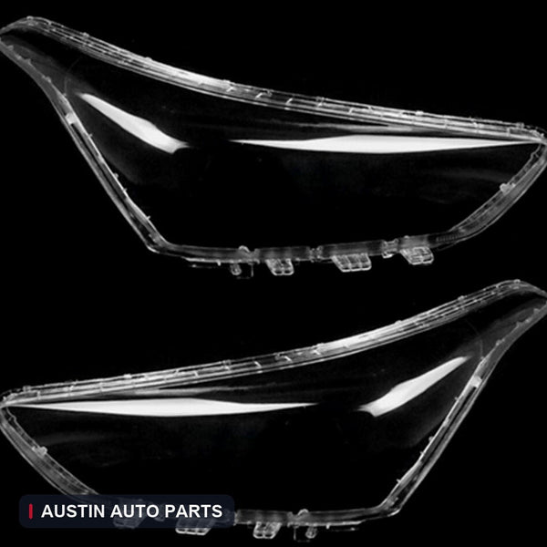 Fits Hyundai IX25 2015 2016 2017 Pair Headlight Headlamp Clear Lens Cover