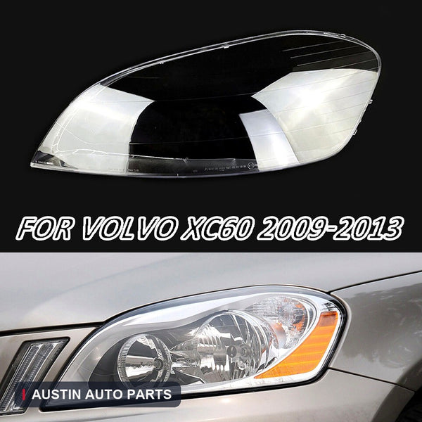 Fits Volvo XC60 2009-2013 Headlamp Cover Transparent Left Headlight Lens Case