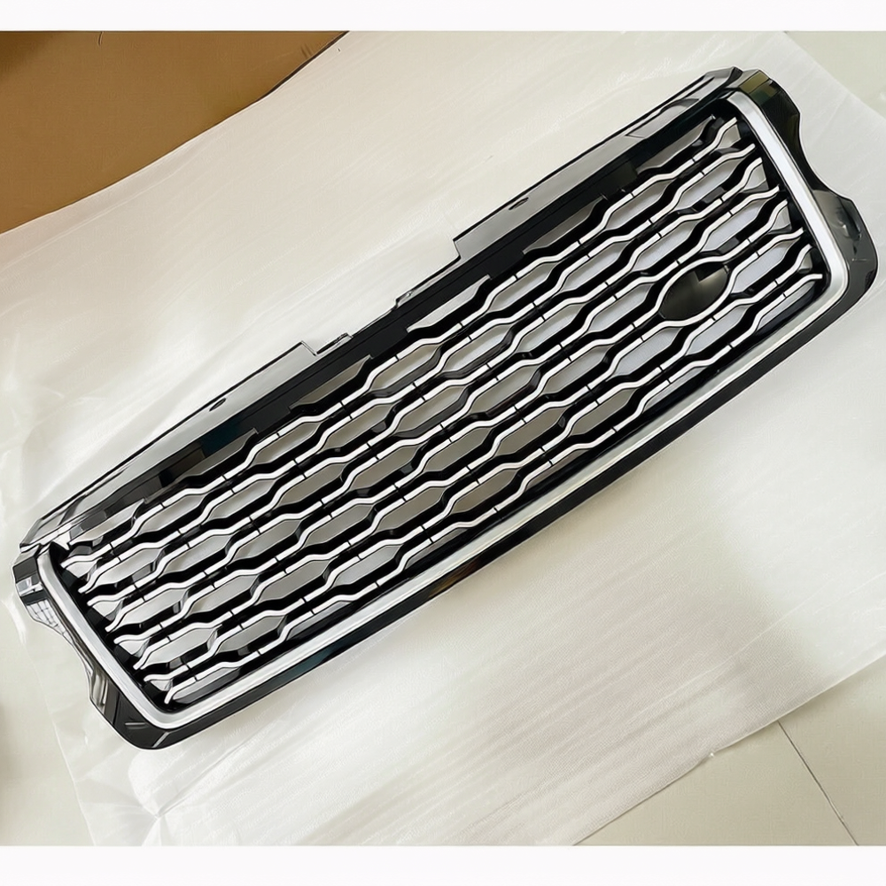 Front Bumper Grille Mesh Grill For LR Range Rover Vogue L405 2013-2017 Silver
