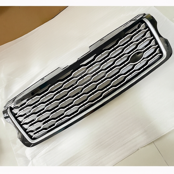 Front Bumper Grille Mesh Grill For LR Range Rover Vogue L405 2013-2017 Silver