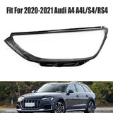 For 2020-2021 Audi A4 A4L S4 RS4 Left Side Headlight Headlamp Clear Lens Cover