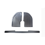 Rear Bumper Pedal Trunk Door Sill Cover Trim For Ford F150 F-150 2016-2018 black