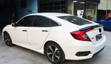 For 2016-2021 Honda Civic Sedan RS Light Rear Trunk Painted Black Wing Spoiler