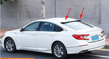 for 2018-2022 Honda Accord 4dr Sedan Painted Window Side Roof Spoiler Wing Black
