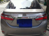 for 2014-2018 Toyota Corolla Rear Lip Wing Style Spoiler Factory ABS Unpainted
