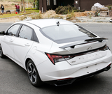 For 2021-2024 Hyundai Elantra BLACK AL Style ABS Rear Spoiler Wing