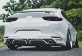 For 2013-2022 Chevrolet Malibu Chevy Sedan Rear Unpainted Spoiler Wing Lip ABS