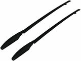 2Pcs Fit for Land Rover Discovery LR4 2010-2016 Side Rail Bar Roof Rail Rack