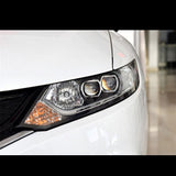 for Honda Jade 2013-2016 Car Pair of Headlamps Clear Headlight Lens Shell