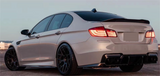 For 2011-2017 BMW 5 Series F10 F18 Sedan PSM Style Rear Spoiler Wing ABS Black