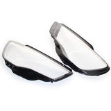 for Audi A3 2013-2016 Clear Left + Right Headlight Headlamp Lens Cover Shell