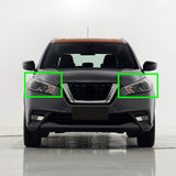 Transparent Headlight Cover Lens Pair Headlamp Shell for Kicks 2017-2018