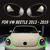 Replace Headlight Lens Cover Clear Auto Lamp Shell Mask For VW Beetle 2013-2019