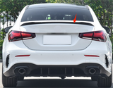 For 2019-2022 Mercedes-Benz W177 V177 A35 AMG ABS Rear Spoiler Wing Glossy Black