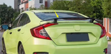 Glossy Black Universal Rear Wing Spoiler General For Honda Accord Sedan W/ Light