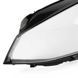 Fits Volkswagen VW Golf 7 14-17 Pair Front Clear Headlight Lampshade Lense Cover