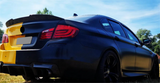 For 2011-2017 BMW 5 Series F10 F18 Sedan PSM Style Rear Spoiler Wing ABS Black