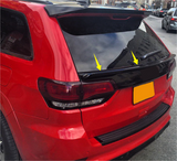 For 2013-2021 Jeep Grand Cherokee 1pcs Unpainted Rear Mid Spoiler Lip ABS