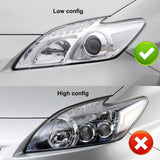 Transparent Pair Headlamp Headlight Cover Lens for 2010-2012 Toyota Prius