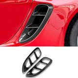 For 2018-2020 Porsche 718 Boxster Cayman Carbon Fiber Side Fender Air Vent Cover