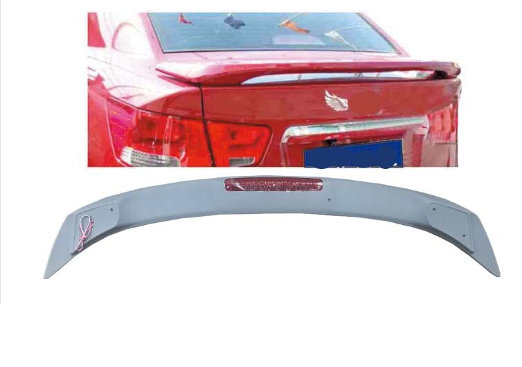 For 2009-2013 Kia Forte 4-Door Sedan Spoiler Wing Factory Style With Light ABS
