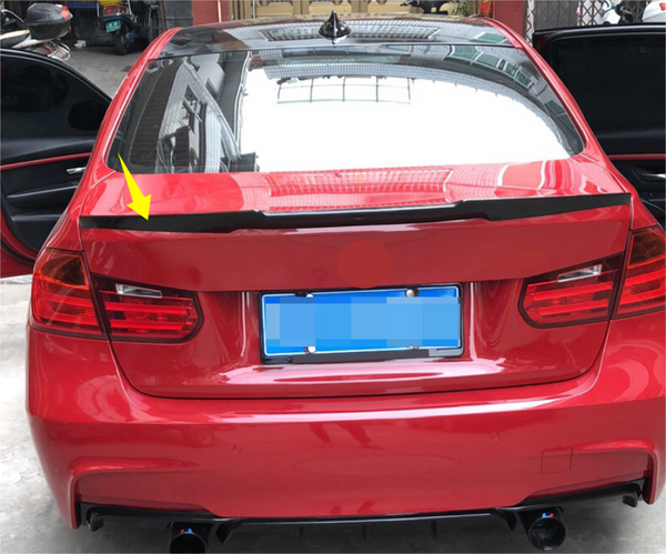 For 2012-2018 BMW 3 Series F30 Sedan ABS Black Rear Trunk Spoiler M3 Style