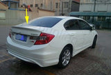 for 2012-2013 Honda Civic Sedan 4DR Rear Factory Style Spoiler Wing Plastic