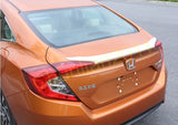 for 2016-2021 Honda Civic Rear Trunk Boot Lip Wing Spoiler Factory Style ABS