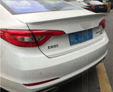 For 2015-2017 Hyundai Sonata MK9 Sedan Rear Trunk B Spoiler Wing Unpainted