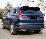 For Honda CRV CR-V 2023-2024 Rear Trunk Spoiler Wing Flap Fit Carbon Style ABS