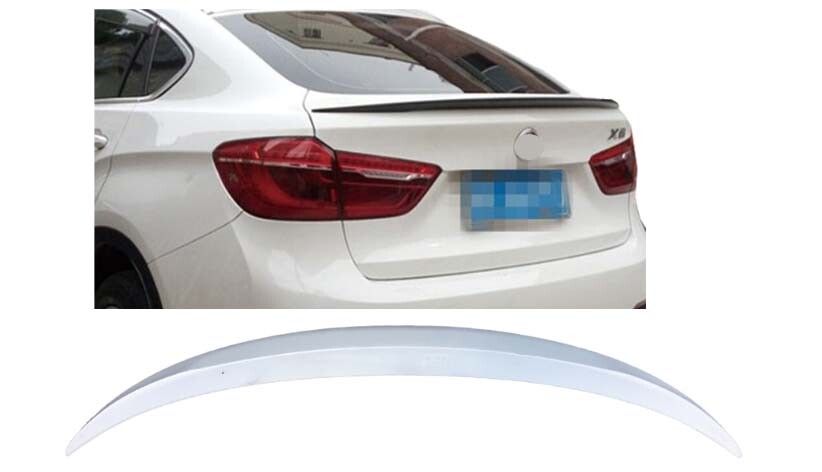 for 2015-2018 BMW X6 F16 Spoiler Wing ABS Factory Style ABS Trunk Lip Unpainted