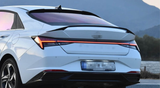 For 2021-2024 Hyundai Elantra Sedan Rear Spoiler Wing Tail Trunk Unpainted ABS