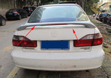 for 1998-2002 Honda Accord Sedan Rear Spoiler Wing Plastic Style Unpainted Light