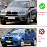 Fits BMW X5 E70 2007-12 Pair Lamp Cover Headlamp Headlight Lens Cover Lampshade