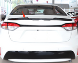 For 2020-2024 Toyota Corolla Sedan ABS Glossy Black Rear Spoiler Wing Lip