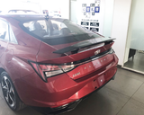 For 2021-2024 Hyundai Elantra BLACK AL Style ABS Rear Spoiler Wing