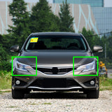 For Toyota Reiz 2013 2014 Car Parts Pair Headlight Lens Shell Cover Transparent