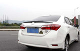 for 2014-2018 Toyota Corolla 1PCS Rear Style Spoiler Factory ABS Small Lip Wing