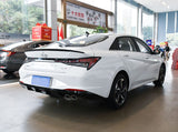 Black ABS Factory Style Rear Trunk Spoiler Wing for 2021-2024 Hyundai Elantra