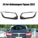 Fits Volkswagen Tiguan 2022 Headlight Headlamp Lens Left Right Cover Low Config